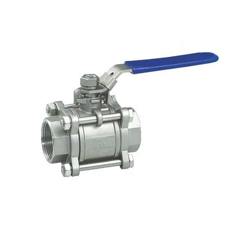 

1/2”-2”High Pressure 3 Piece Full Port Ball Valve BSPT Thread Type SS304 Max 1000 psi Manual Handle Stainless Steel 304