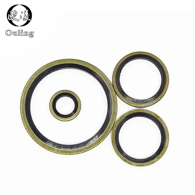 Washer Seal m6 m8 m10 m12 m14 m16 m18 m20~m60 Bonded Metal Rubber Oil Drain Plug Gasket Sealing O Ring Assortment Set |