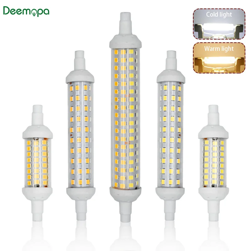 

R7S LED 78mm 118mm 135mm Light Bulb 6w 9w 12w SMD 2835 Lampada LED Lamp 220V-240V Corn Light Energy Saving Replace Halogen Light