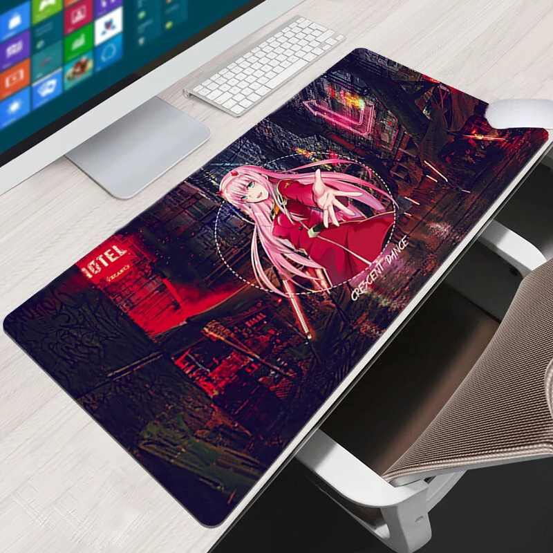 

Darling In The Franxx Mouse pad 800x300x2mm Mats Adorable Computer mouse mat gaming accessories HD pattern mousepad games gamer
