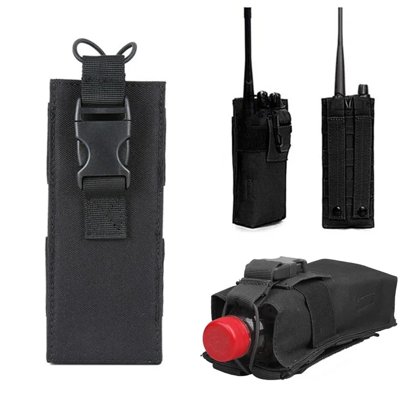 

Tactical Molle Radio Pouch Holder Walkie Talkie Wasit Holster Nylon Magazine Pouch Hunting Interphone Holster Tool Utility Pack