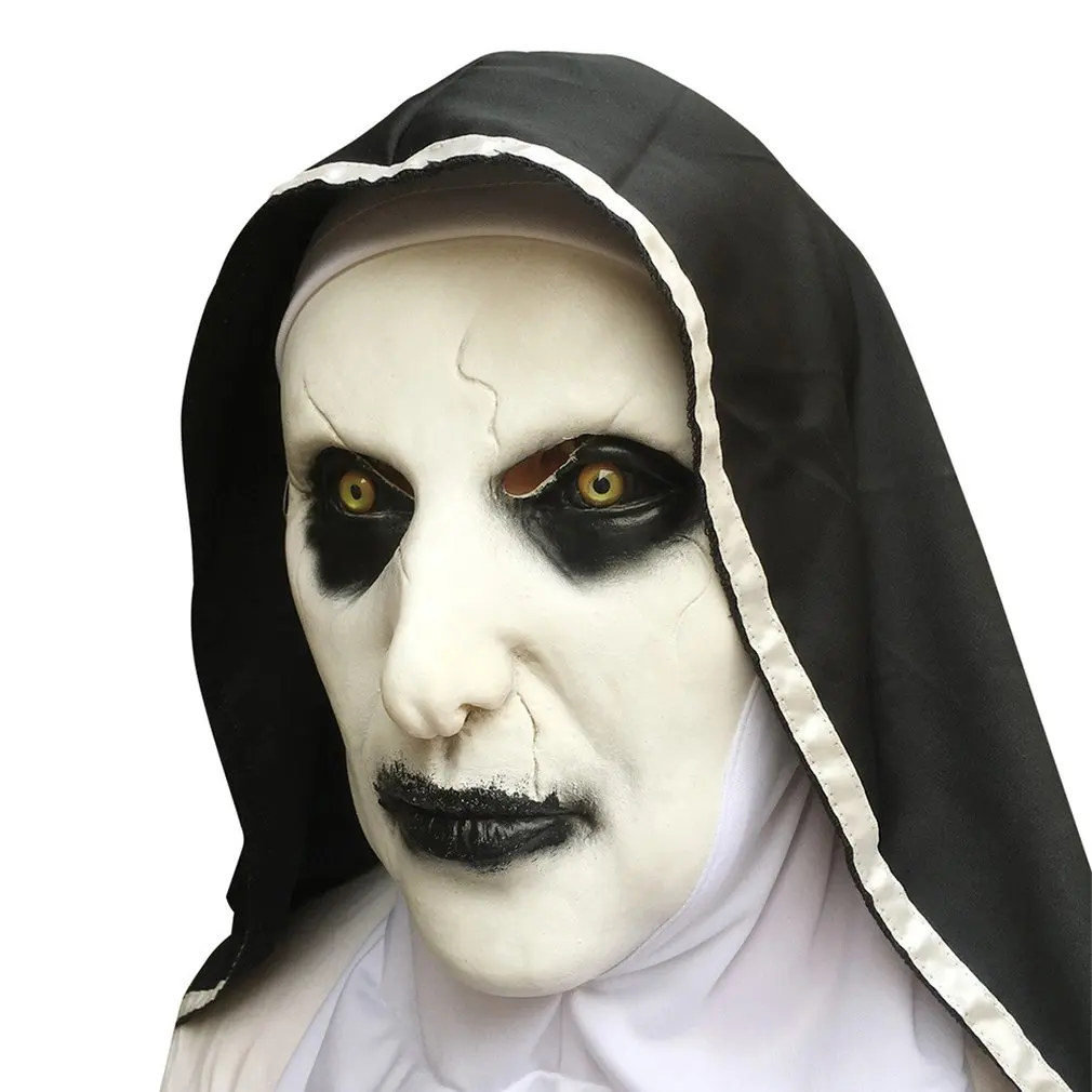Маска ужасов для Нун Хэллоуин вечерние очаровательные валак страшные латексные