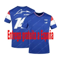 new 2021 spain alpine f1 t shirts alonso 14 racing car fan jerseys formula 1 team breathable jersey short sleeve shirt clothing