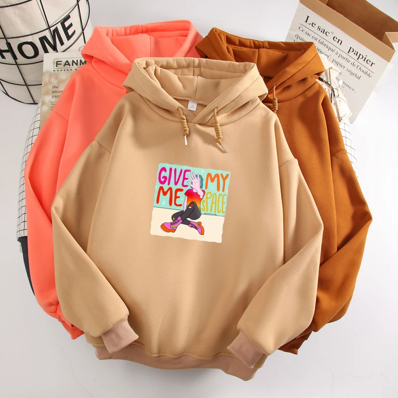 Cartoon Women Graphic Sweatshirt Oversized Harajuku Goth Aesthetic Hoodie Hip Hop Autumn Winter Long Sleeve Sweetshirt for Girls