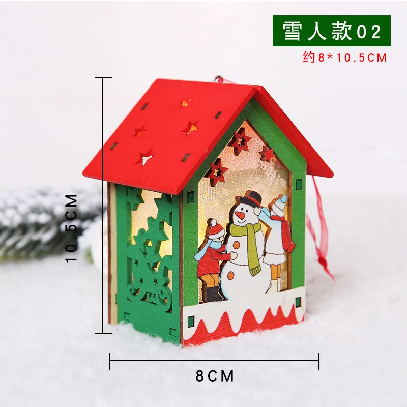 Navidad деревянный Рождественский поезд новогодняя игрушка подарок для детей Снеговик Рождественская елка украшения для домашнего праздника