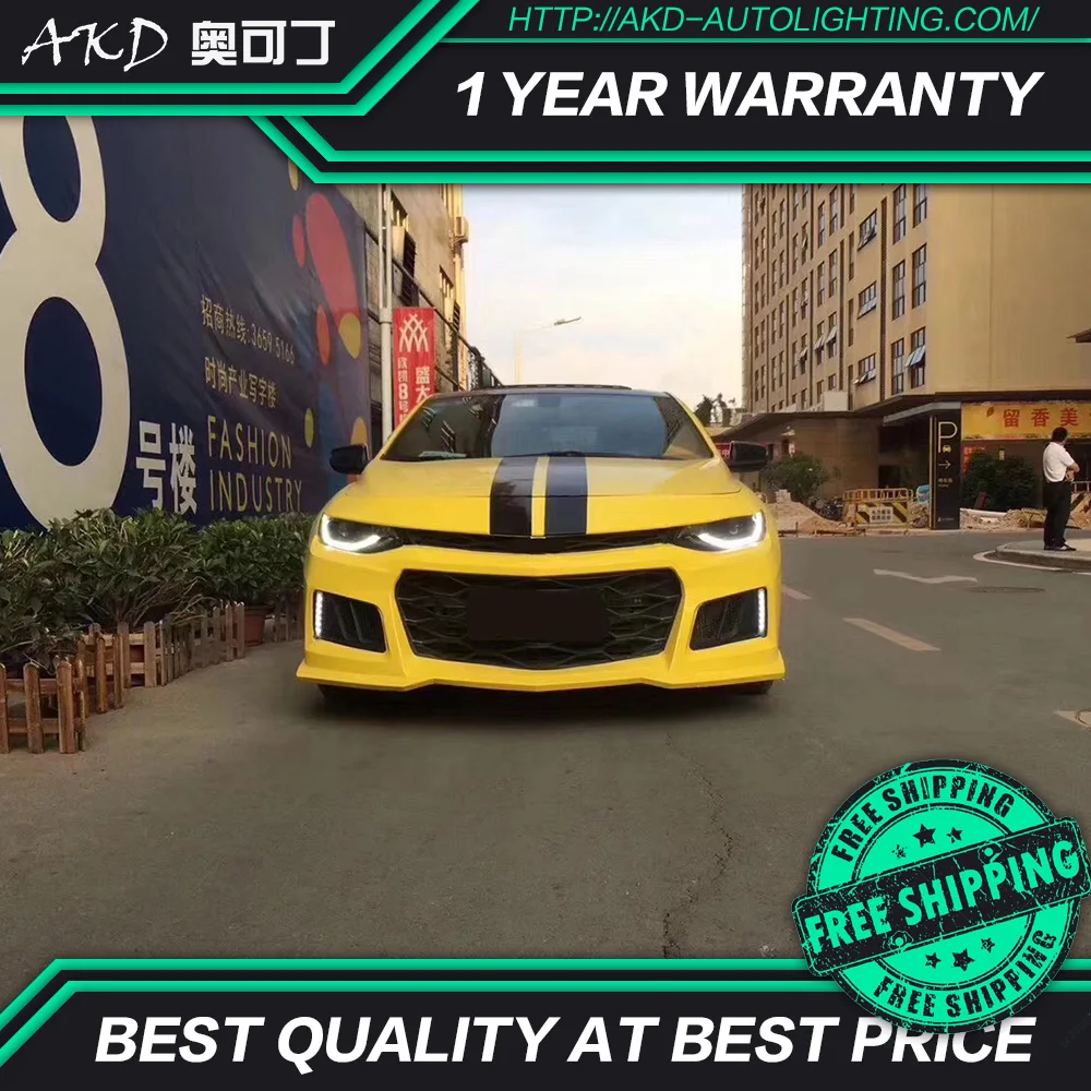 АКД автомобильного тюнинга фар для Malibu XL 2018 Шмель светодиодные фары DRL