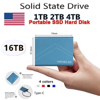ssd solid state drive 1t 2t 4t 6t 8t 16t external ssd m 2 for laptop desktop portable flash memory type c usb 3 1 fast delivery