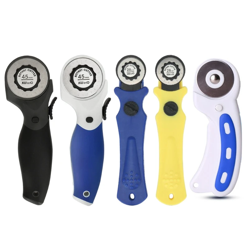 

28/45mm Patchwork Roller Wheel Knife Cloth Cutting Leather Paper Rotary Cutter