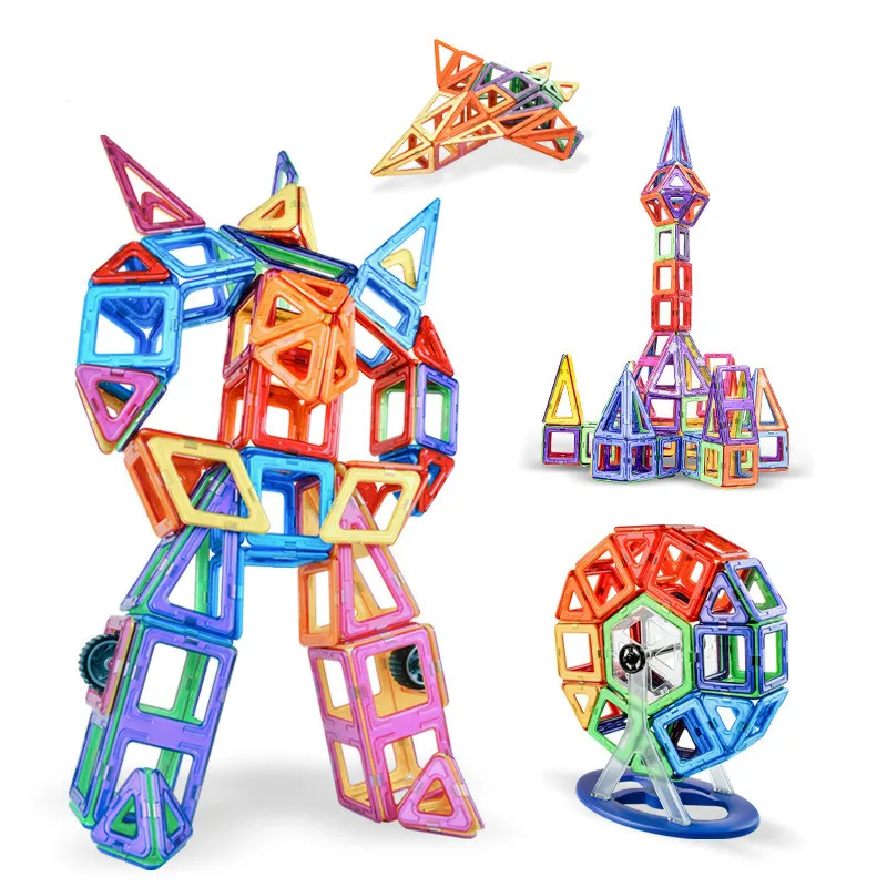 

DIY Assembled Magnetic Building Blocks Cultivate Children's Brain Creativity Multifunctional Assembled Toys Children's Gifts