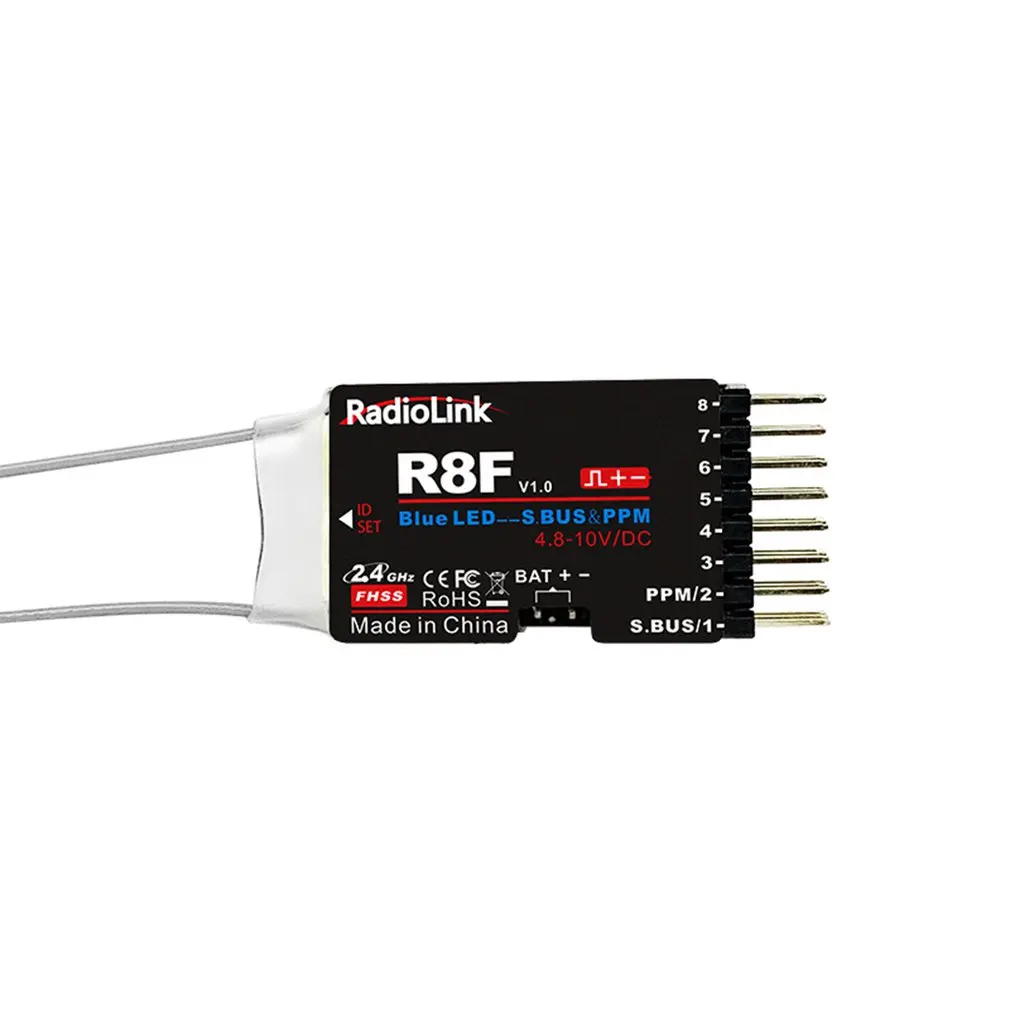 

RadioLink Lightweight Durable R8SM RC Mini Receiver For RC Cars Boats Model Accessories Good Performance