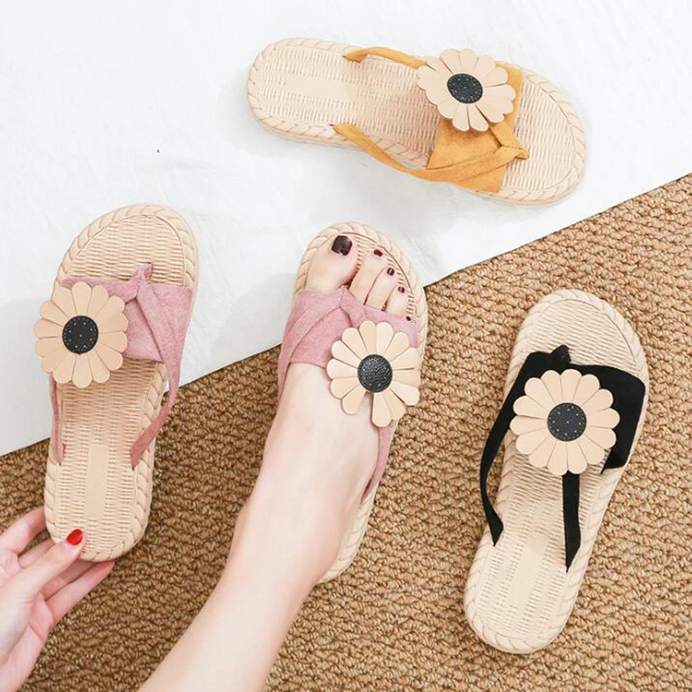 Сандалии и шлепанцы hy335 женские с мягкой подошвой пляжные тапочки елочным