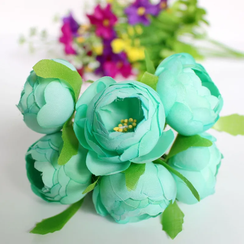 30 шт. Декоративная гирлянда из шелковой ткани 5 см | Дом и сад