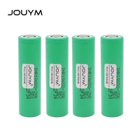 jouym 18650 battery 3 6v 2500mah inr18650 25r m 20a high discharge li ion 18650 rechargeable battery
