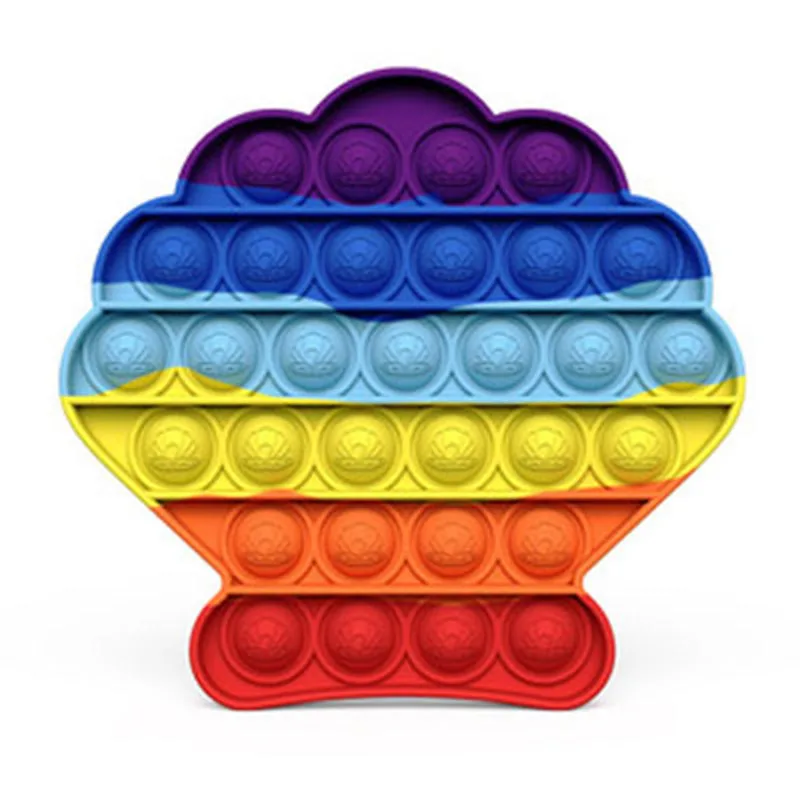 Красочный Единорог Сова фиджет игрушки антистресс Радуга для взрослых пузырь