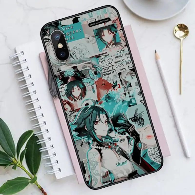 

Hot game Genshin Impact Xiao Phone Case for iPhone 11 12 mini pro XS MAX 8 7 6 6S Plus X 5S SE 2020 XR Luxury brand shell funda