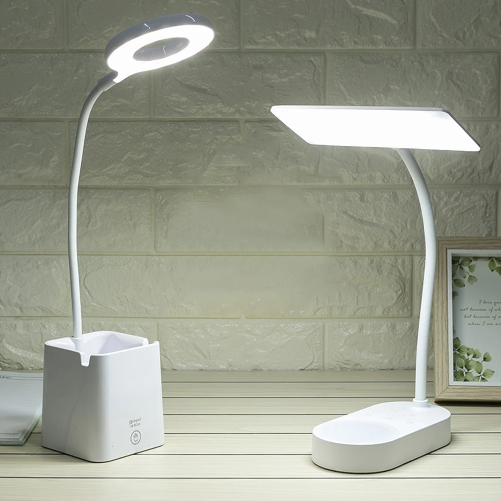 LED USB Rechargeable Table Lamp Desk Light Flexible Adjustable Angle | Лампы и освещение