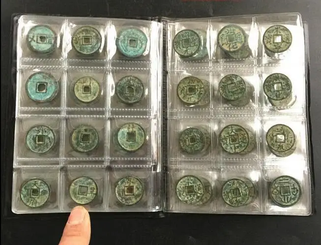 Коллекция старых китайских монет 120 медных китайской древней династии | Дом и сад