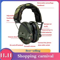 tciheadset tactical airsoft msasordin headphone hunting electronic hearing protection noise reduction shooting tactical headset