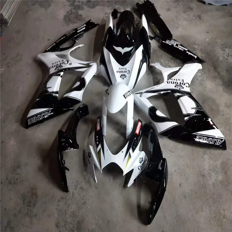 Пластиковый обтекатель для Suzuki GSXR600 GSXR750 GSXR 600 750 K6 2006 Φ 06 07 обтекатели черный и