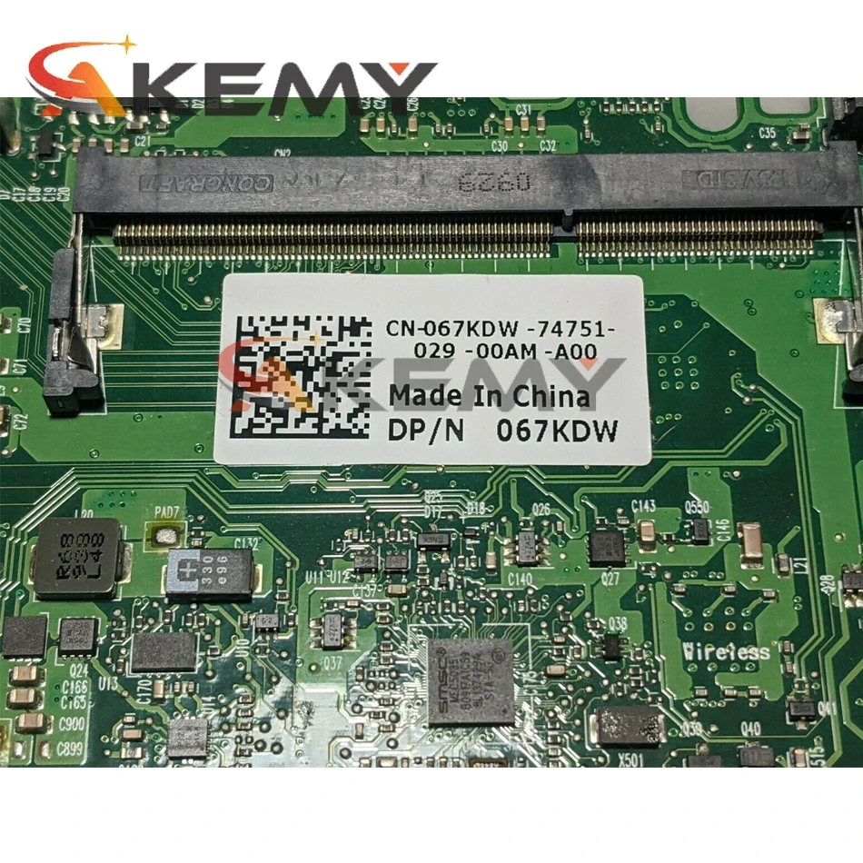 

Original Laptop motherboard For DELL Latitue 13 L13 P08S Mainboard CN-067KDW 067KDW 6050A2307401-MB-A02 SU7300