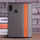 Чехол для Xiaomi Redmi note 7 6 5 pro note 4 4x redmi 7 7a 6 6a 5 plus 4x s2 go 5a prime, роскошный текстильный кожаный чехол