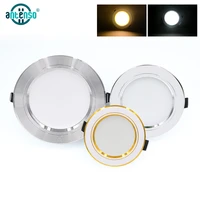 led downlight 5w 9w 12w 15w 18w down light ac220v round ceiling lamp led panel recessed spot light for home lighting
