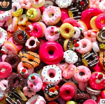 mixed 12pcs Кабошоны из смолы для конфет, амулеты, аксессуары, сделай сам, слизи, наполнитель крема, гель, оболочка для мобильного телефона, кабошоны леденец, амулет - Окраска металла: mixed 12pcs