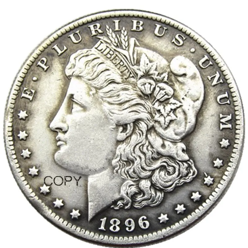 

US 1896 Morgan Dollar Silver Plated Copy Coin