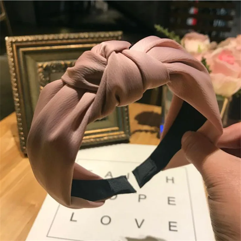 

Women Headbands Hairbands Headwear Haimeikang Solid Colors Hair Knotted Hair Band