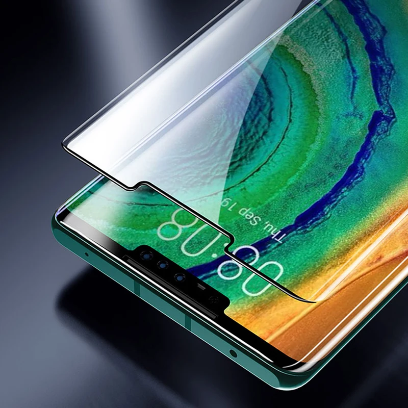 Raugee стекло для huawei mate 30 Pro закаленное стекло 9H 2.5D полное покрытие протектор экрана для huawei mate 30 30 Pro прозрачная стеклянная пленка