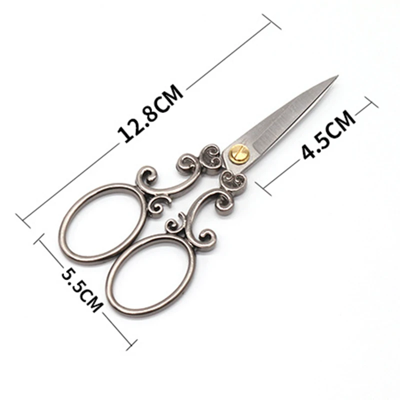 

European Lace Antique Sewing Scissors for Fabric Cutter Professional Tailor Scissors Sewing Tool Fabric Scissors tijeras costura