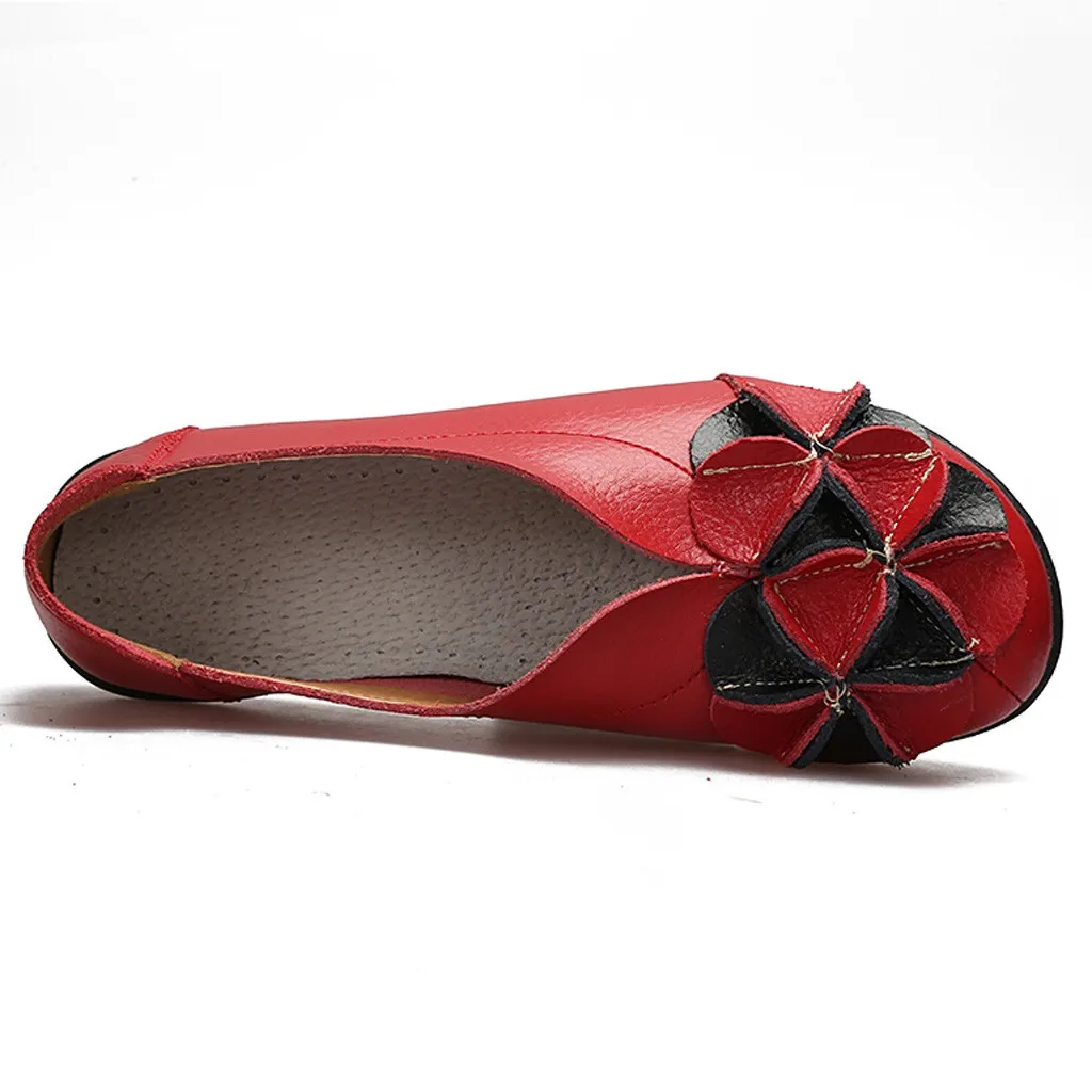 

2019 new flowers flats shoes woman sneakers tenis feminino mother peas flats shoes comfortable soft women shoes