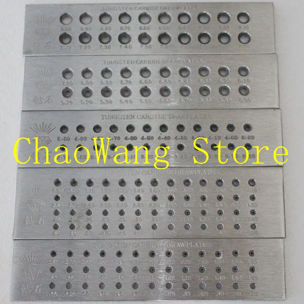 Волочильная пластина из карбида вольфрама для изготовления ювелирных изделий