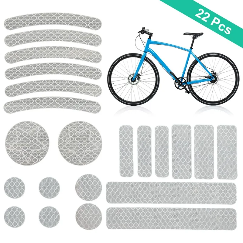 

Bike Reflective Stickers Motorcycle Bicycle Reflector Cycling Warning Reflector Film Cycling Decal Tape Bicycle Stickers