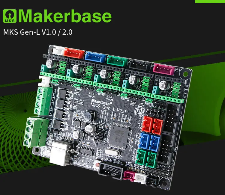 3d принтер контроллер карты MKS GEN L V2.0+ Ramps lcd 12864 Дисплей lcd 12864+ RepRap Шаговые драйверы DIY 3D принтер вещи