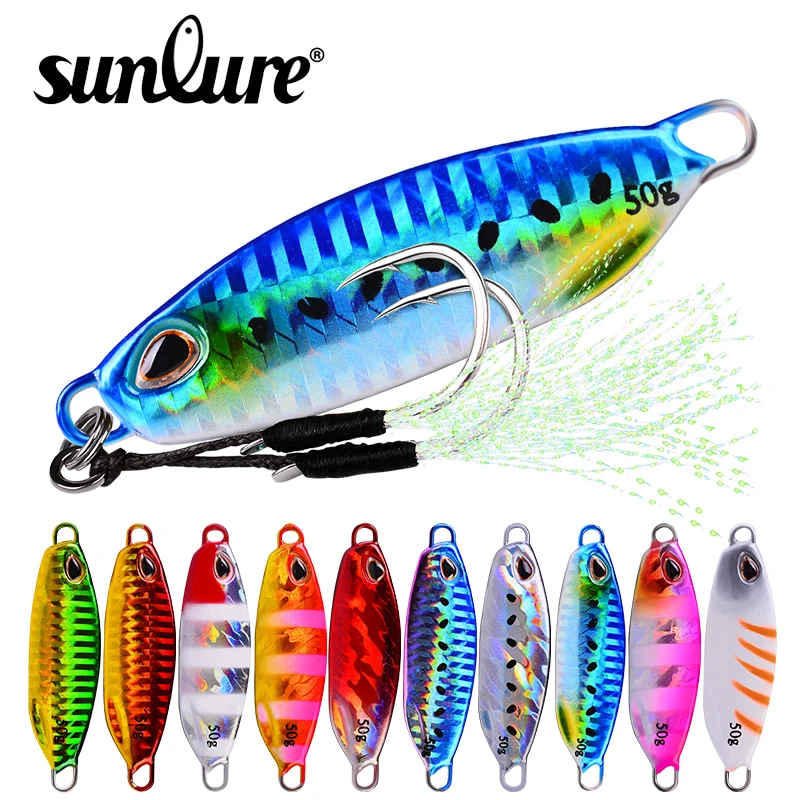 

Приманка для рыбалки Sunlure, металлическая, 10-50 г, 1 шт.