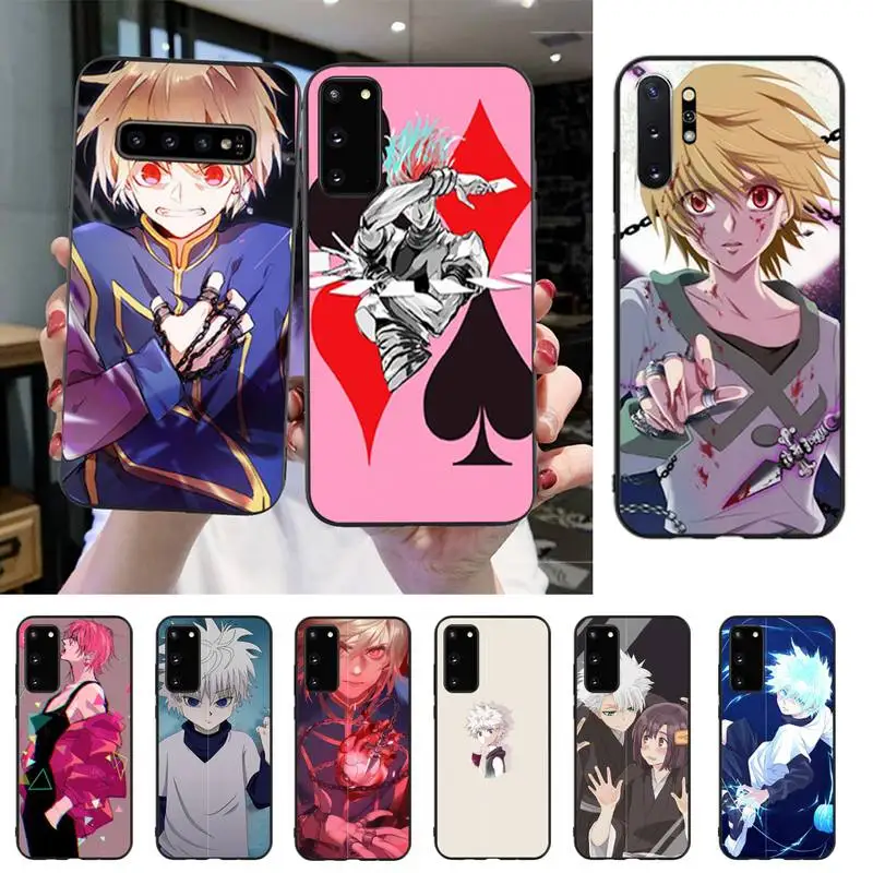 

YNDFCNB Hunter X Hunter Anime 3 black Phone Case Hull For Samsung S20 S10 S8 S9 Plus S7 S6 S5 Note10 Note9 S10lite