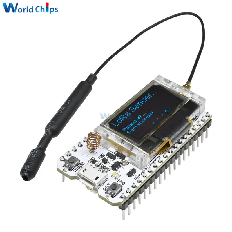 868 МГц 915 SX1276 ESP32 LoRa 0 96 дюйма синий OLED дисплей Bluetooth WIFI Lora Kit 32 модуля IOT макетная