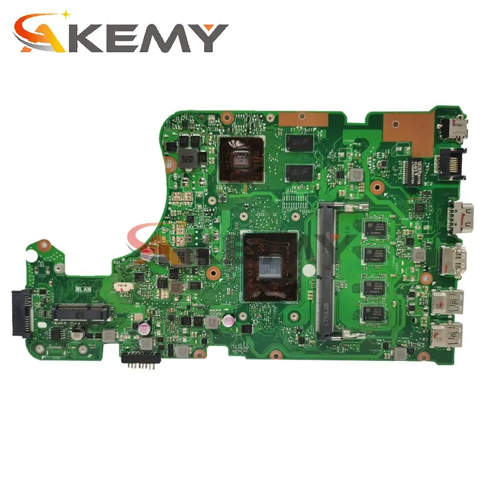 akemy for asus x555yi x555ya x555d a555dg x555qg x555y notebook mainboard motherboard fx 8800p cpu 8gb ram 2g gpu tested full ok free global shipping