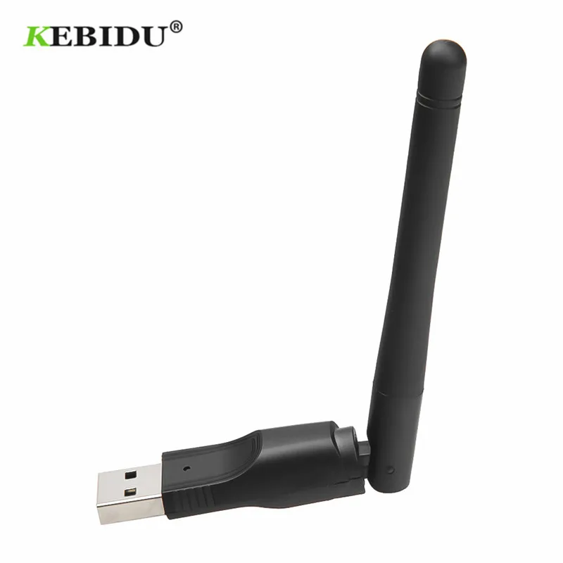 Беспроводной USB адаптер KEBIEU 150 Мбит/с Wi Fi 2 0 сетевая карта 4 ГГц с антенной набор