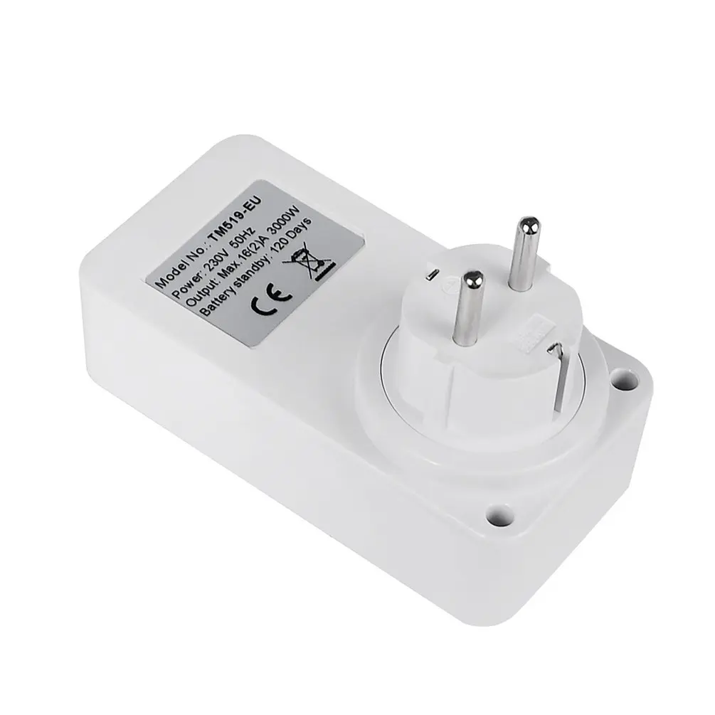 SINOTIMER TM519 электронный цифровой таймер 120/220/230V 12/24 часов программируемый розетка