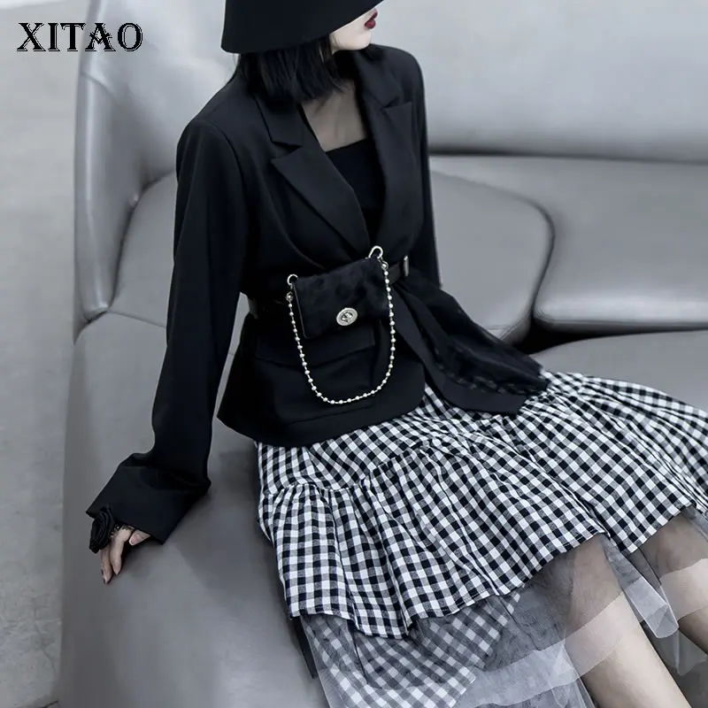 XITAO женские модные матерчатые пояса миноритарные свободные новинка 2020 простой и