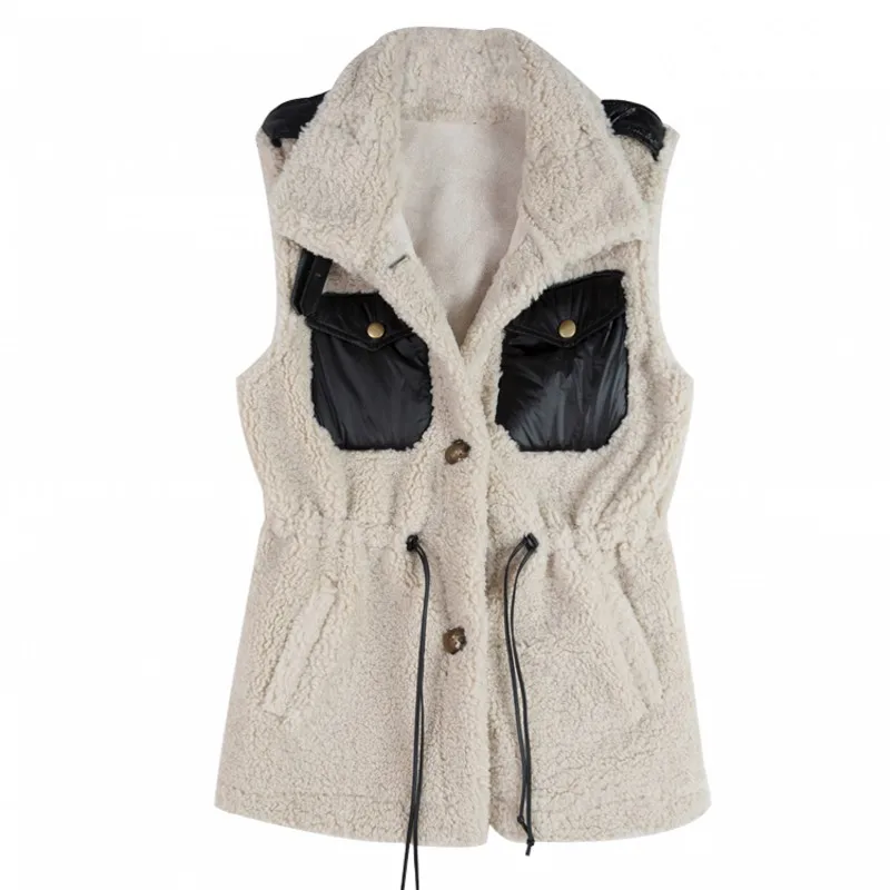 Новинка весенне зимний жилет без рукавов Женский Длинный женский куртка Женские