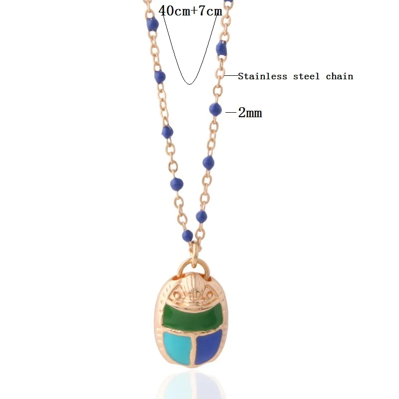 Браслеты NeeFuWoFu в форме жука браслеты из нержавеющей стали на цепочке для женщин