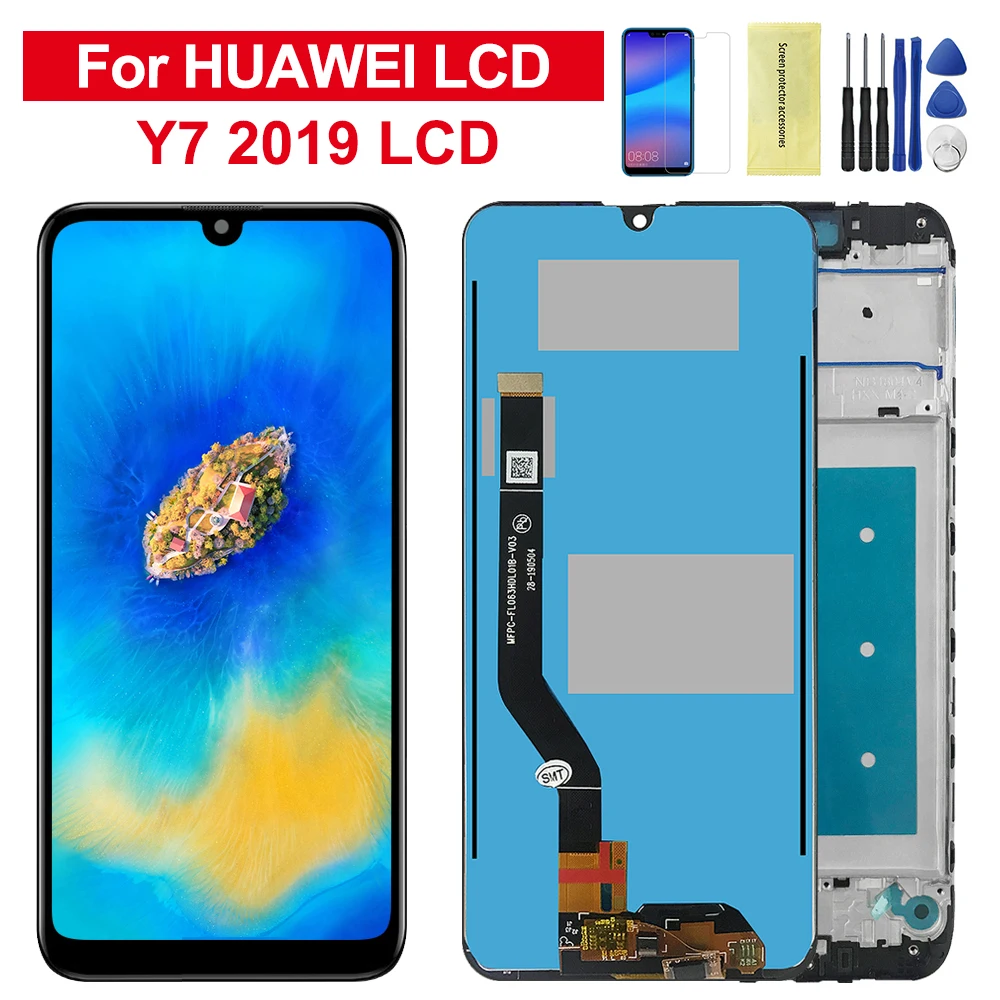 6 26 ''ЖК дисплей для Huawei Y7 2019 DUB LX3 L23 LX1 сенсорный экран Сенсорная панель