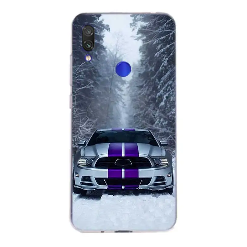 NO.7 Красивая Супер спортивный автомобиль чехол для спортивной камеры Xiao mi Red mi Note 7 6 Pro 5 4 4X K20 7A Y3 S2 5A 6A Xio mi A3 CC9 CC9E F1 9T 9 SE 8 A2 - Цвет: NO.7