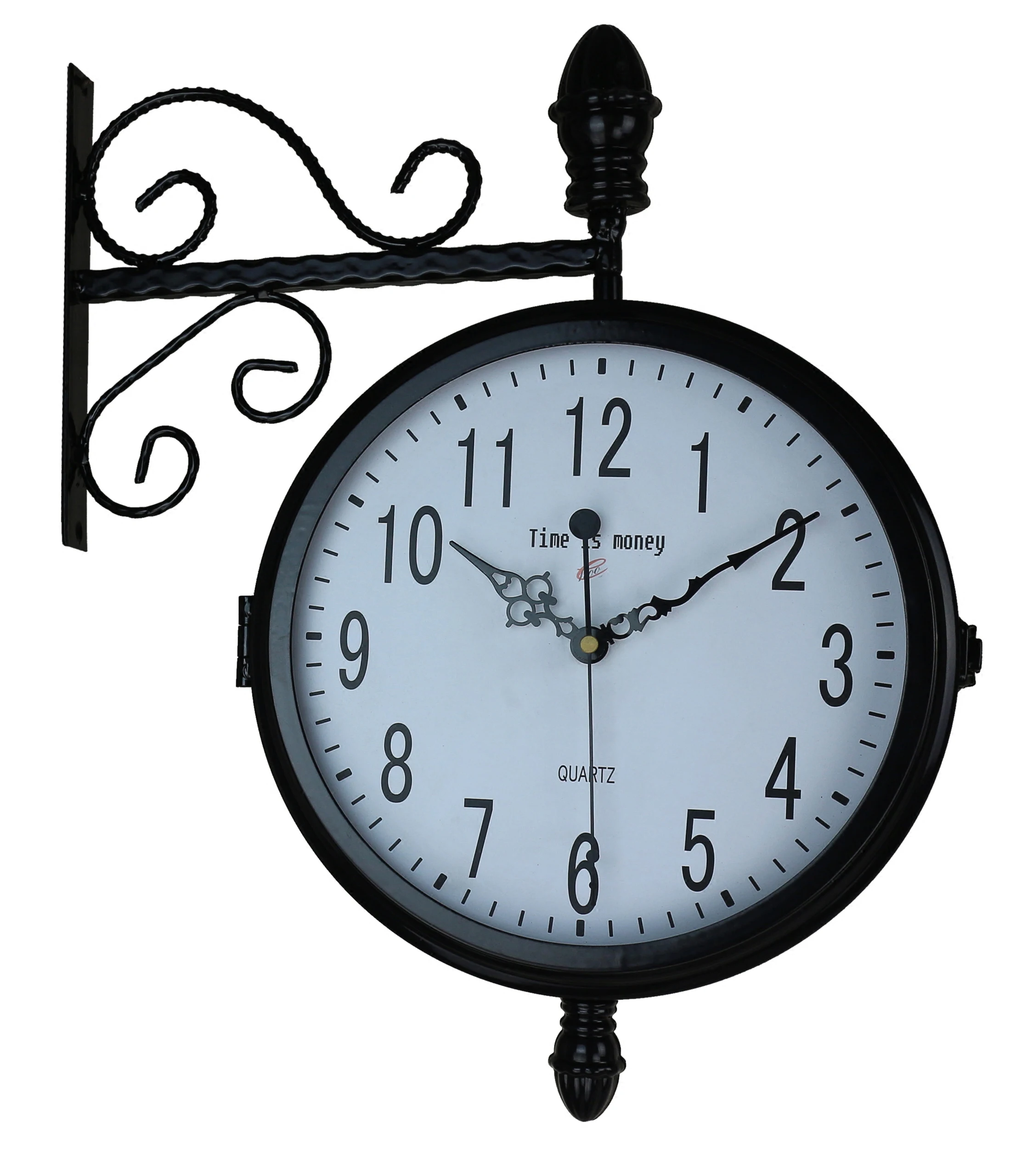 

Большие настенные часы в винтажном стиле, бесшумные Двухсторонние настенные часы для кухни и гостиной, настенный Декор для дома, JJ60WC