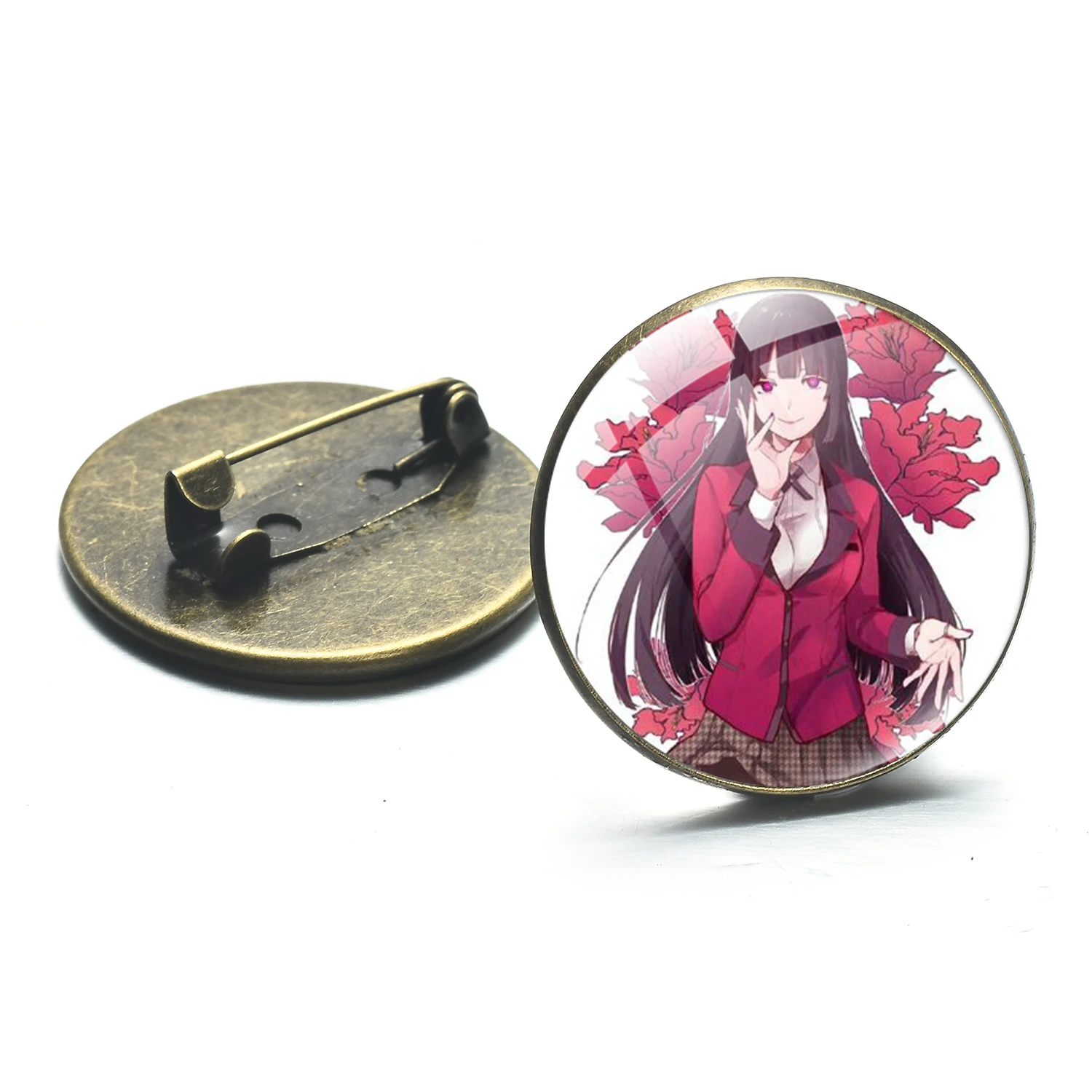 SONGDA аниме Kakegurui брошь значки для косплея Jabami Yumeko коллекция пуговицами