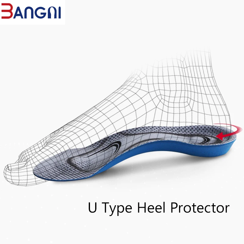 3ANGNI Orthotic Flat Feet Insoles Arch Support 3/4 Insole Memory Foam Insert Soft Message For Man Woman Shoes