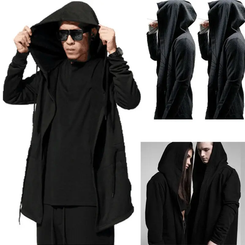 Мужская хлопковая куртка черная винтажная с капюшоном теплая зимняя 2019 | одежда